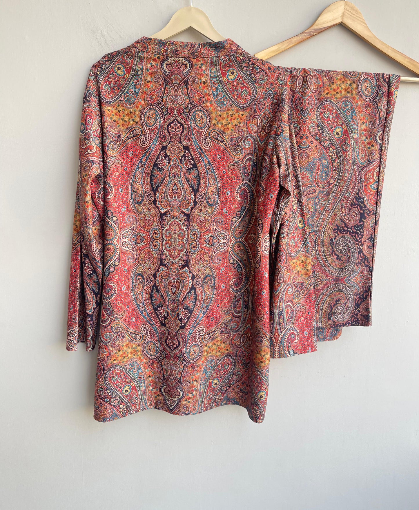 Imported velvet readymade ladies winter coord set Rc18890