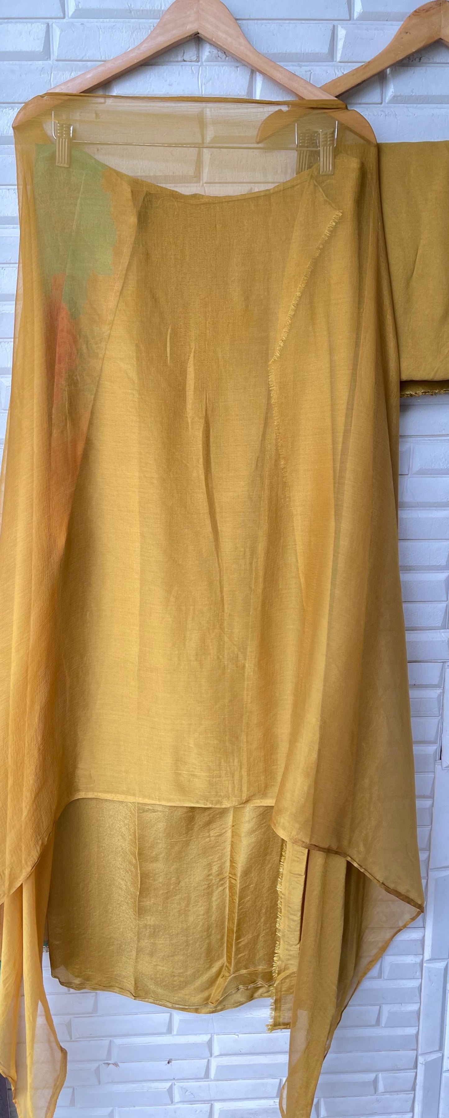 Organza unstitched ladies suit Rc17492