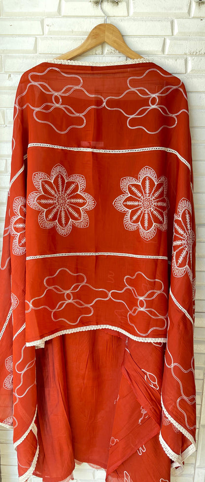 Mul chanderi unstitched ladies suit Rc17814