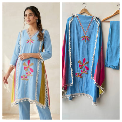 Mul chanderi unstitched ladies suit Rc19282 (b)