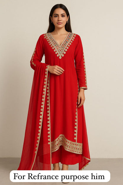 Organza unstitched ladies suit Rc17758 (b)