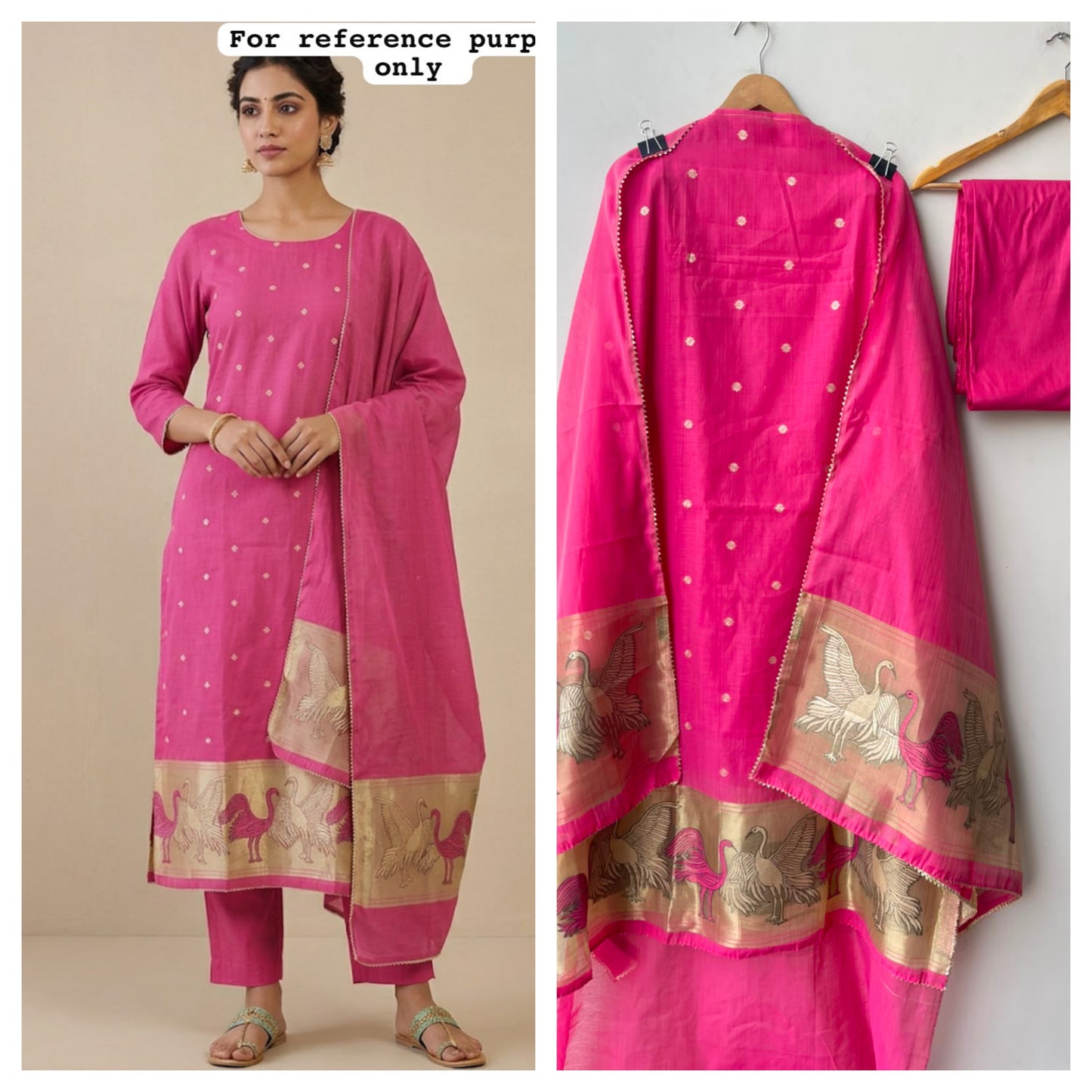 Banarasi mul chanderi ladies unstitched suit Rc19158 (a)