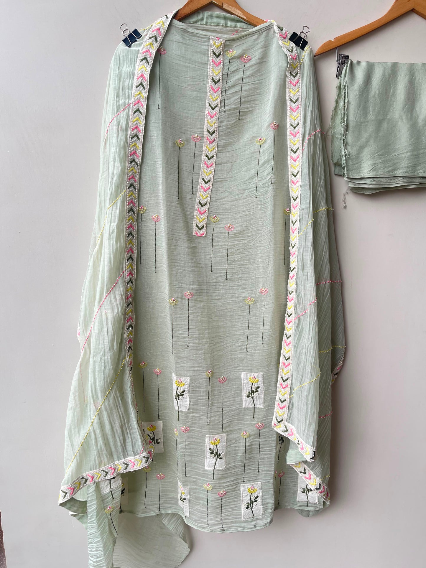 Pure mul cotton unstitched ladies suit Rc19040
