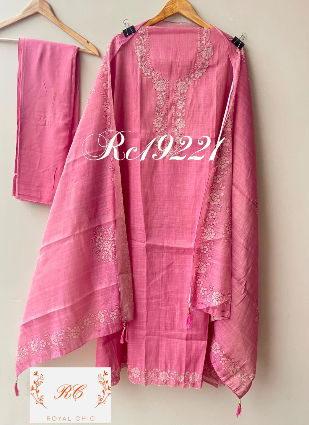 Shimmer self linen printed unstitched ladies suit Rc19221