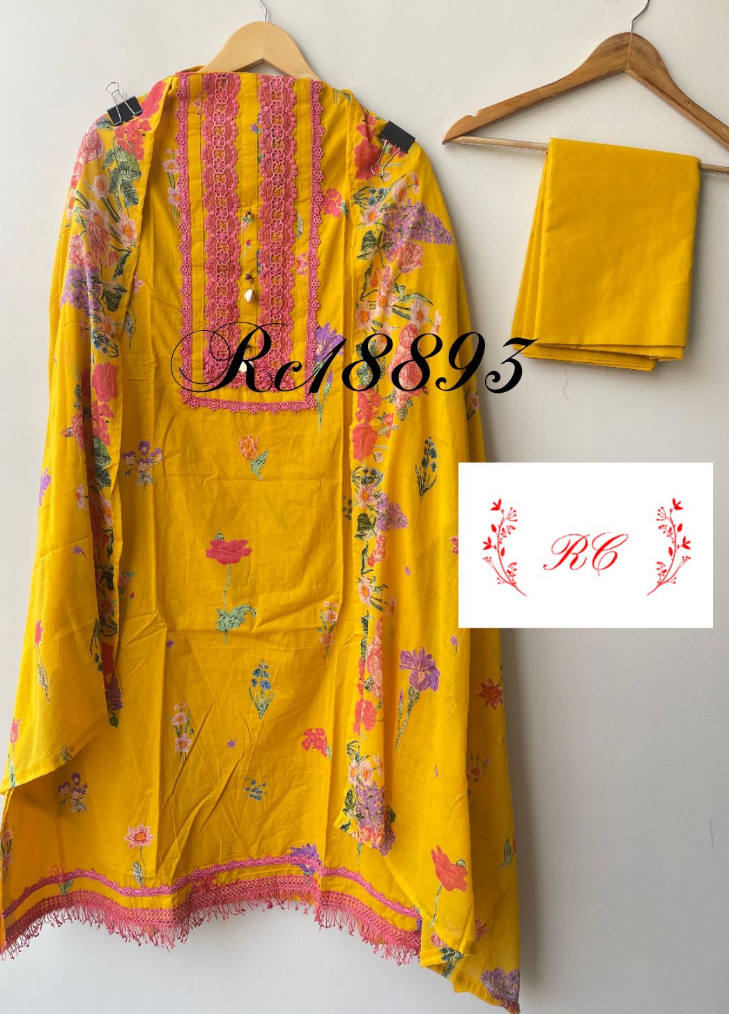 Cotton Printed Unstitched Ladies Suit RC-18893 – view 2