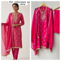 Banarasi shimmer silk ladies unstitched suit Rc19228