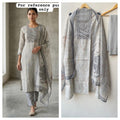 Pure self mul chanderi ladies unstitched suit Rc19169