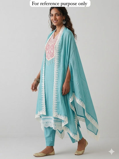 Mul Chanderi Unstitched Ladies Suit RC18889 (B) – view 2