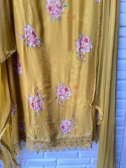 Organza unstitched ladies suit Rc17581 (b)