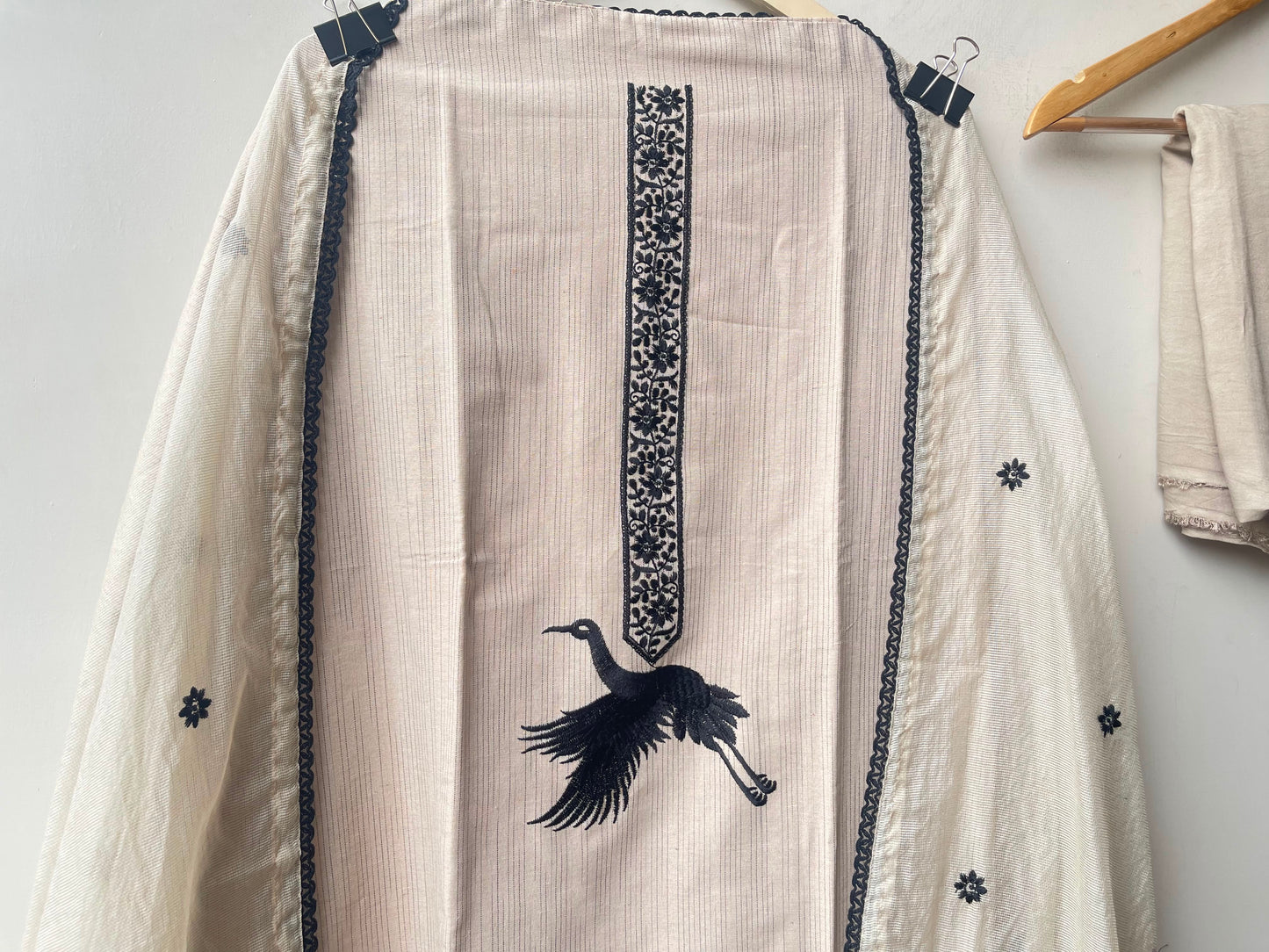 Cotton linen fabric ladies unstitched suit Rc19143