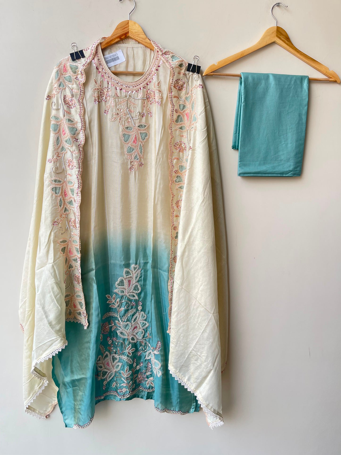 Shimmer silk shaded ladies unstitched suit Rc18991 (a)