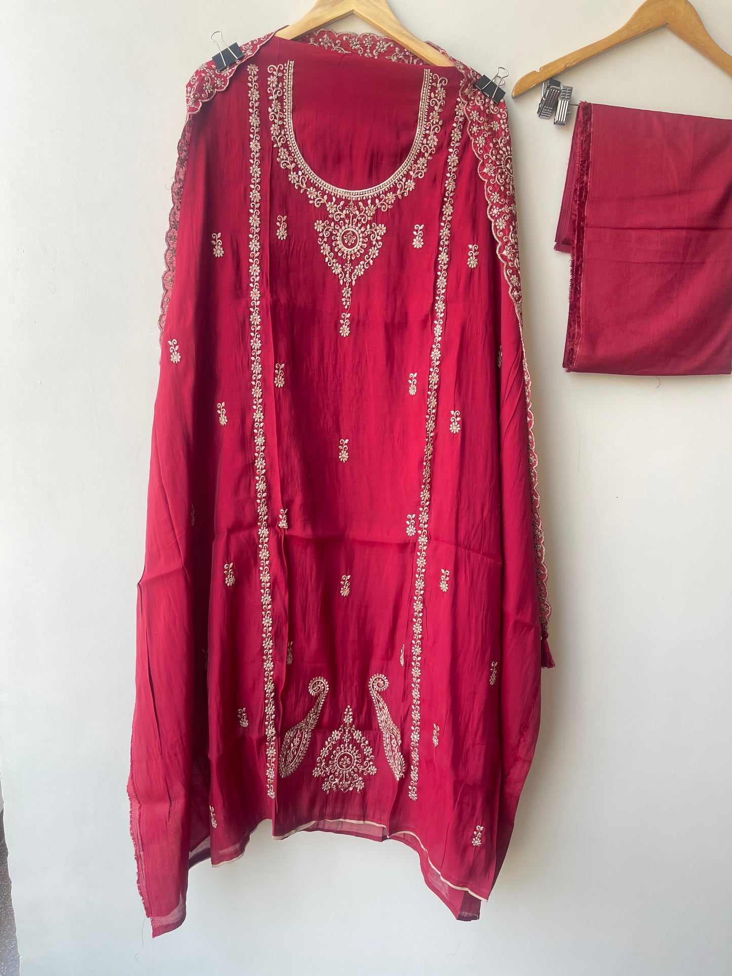 Super Soft Chanderi Silk Unstitched Ladies Suit RC18837 – view 3
