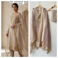 Shimmer tissue unstitched ladies suit Rc19264