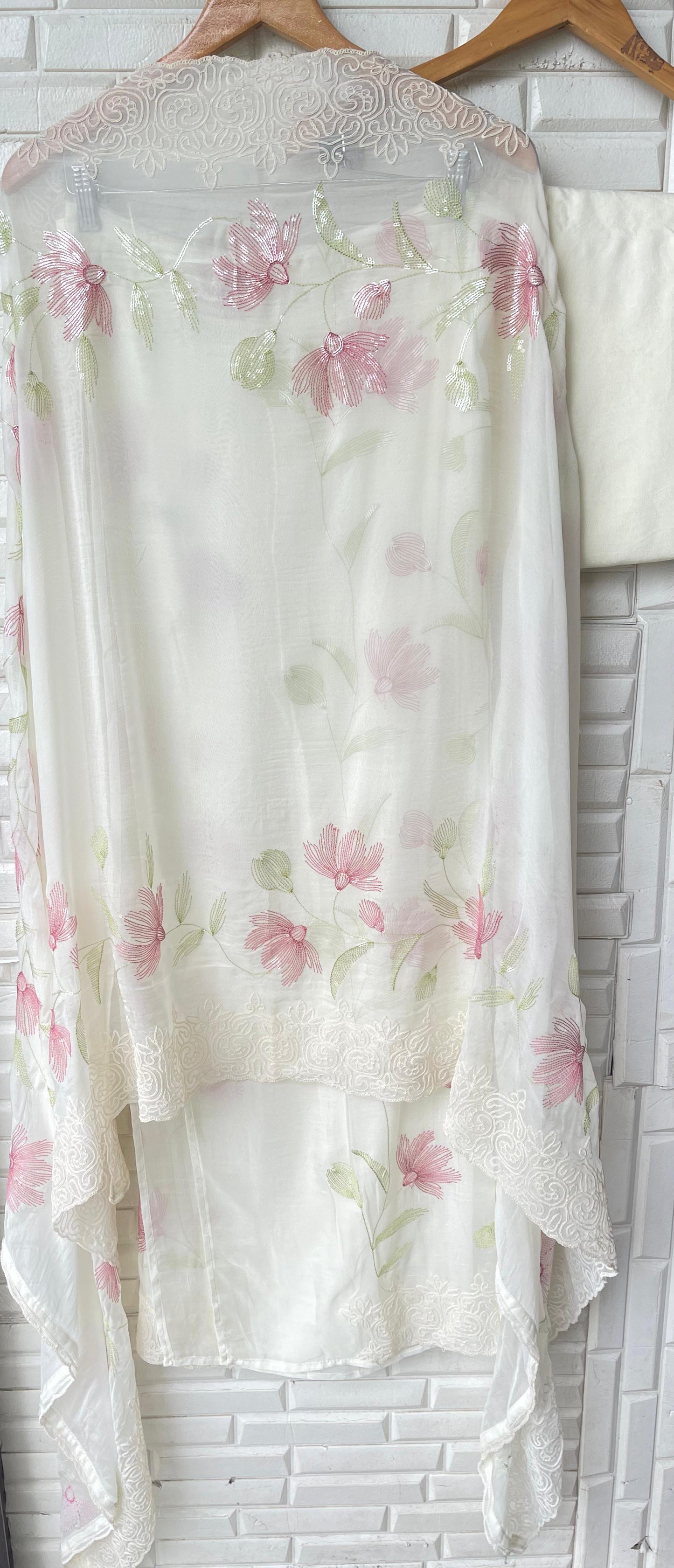 Organza unstitched ladies suit Rc17560