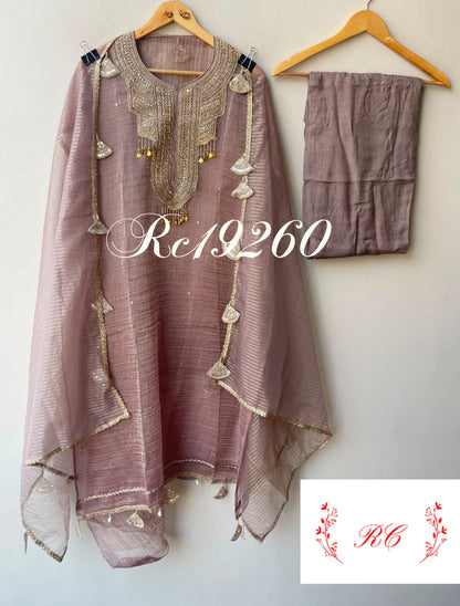Crushed shimmer tissue ladies unstitched suit Rc19260 (b)