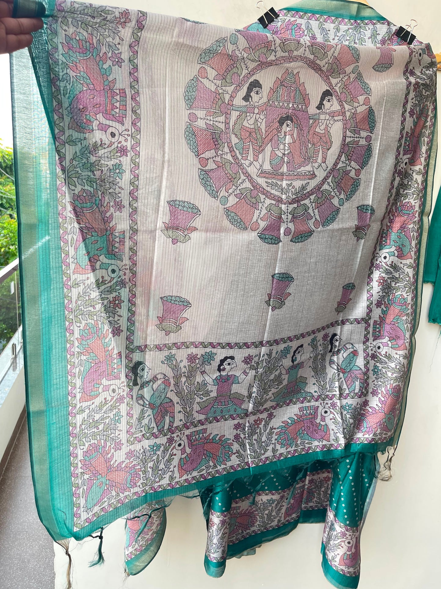 Mul chanderi maheshwari ladies unstitched suit Rc19276