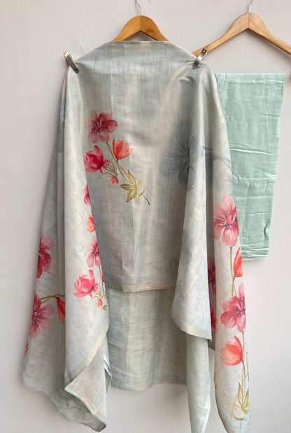 Shimmer Linen Fabric Unstitched Ladies Suit RC-17857 (c) – view 4