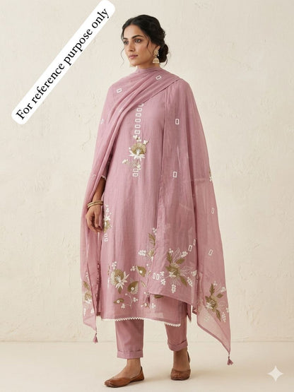 Mul Chanderi Unstitched Ladies Suit RC-18717(B)