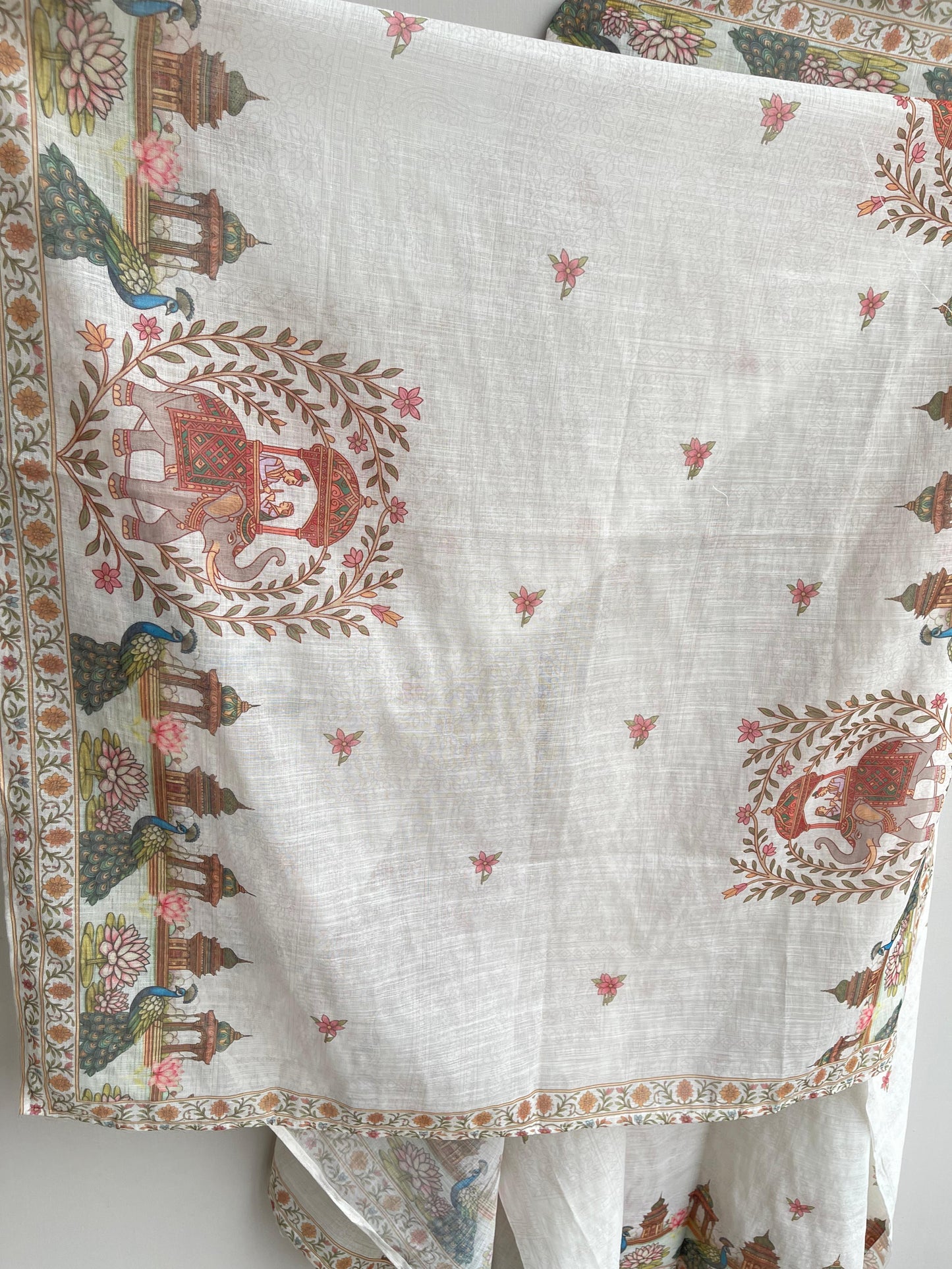 Linen Printed Unstitched Ladies Suit RC-18607 – view 4