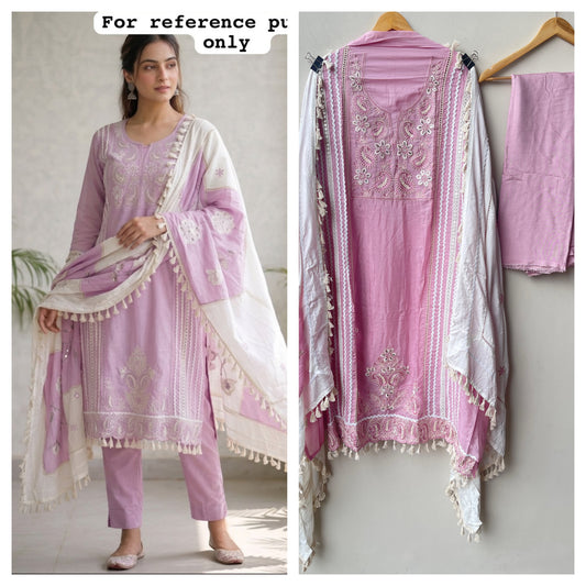 Mul chanderi unstitched ladies suit Rc19130 (c)