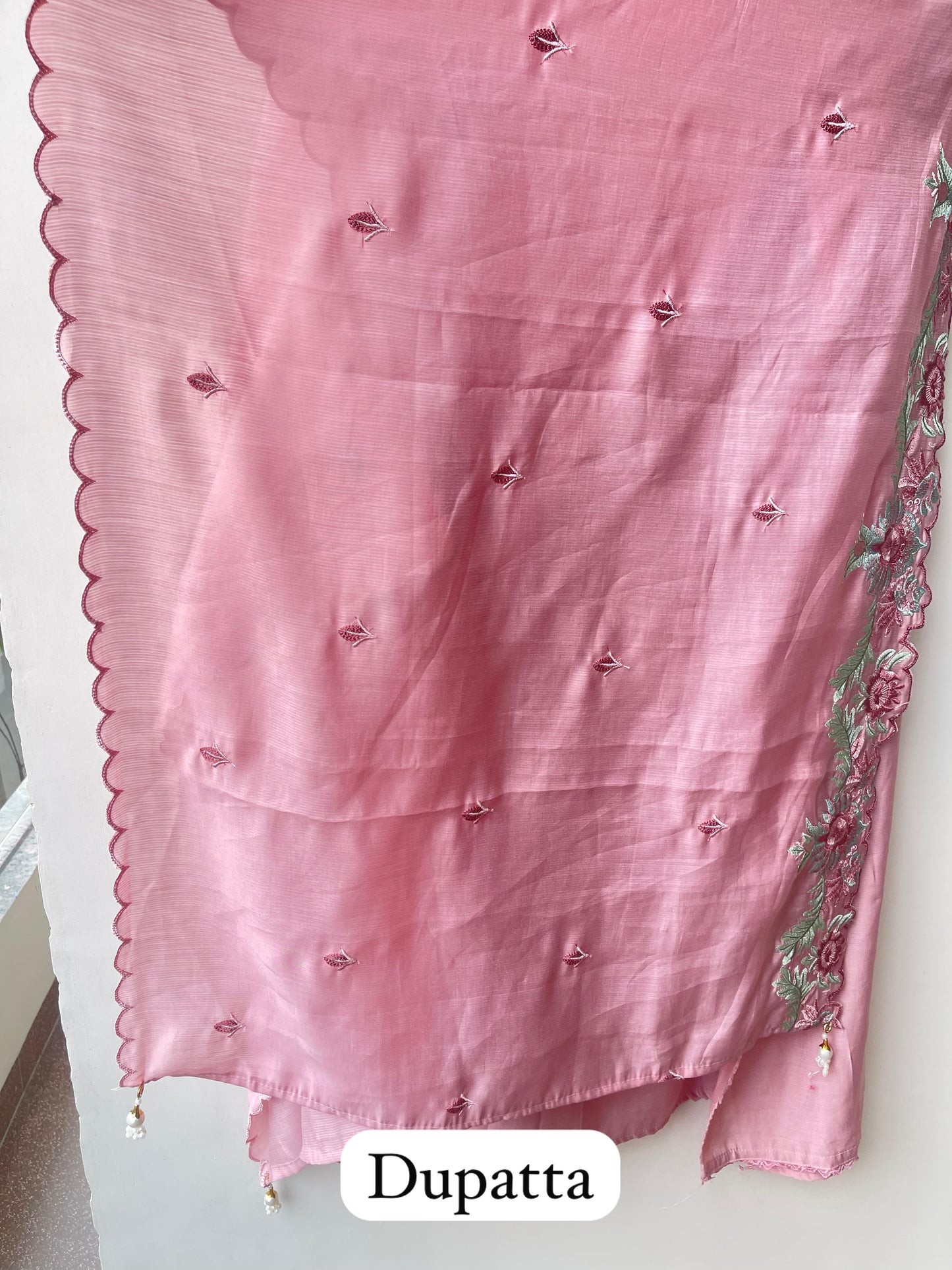 Mul Chanderi Unstitched Ladies Suit RC18877 – view 3