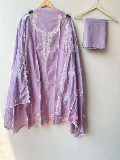 Mul chanderi unstitched ladies suit Rc18936 (b)