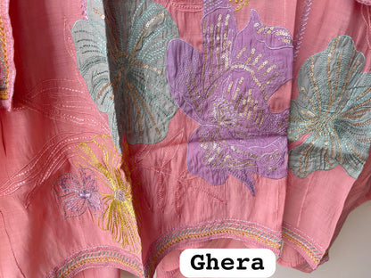 Mul chanderi unstitched ladies suit Rc19204 (a)