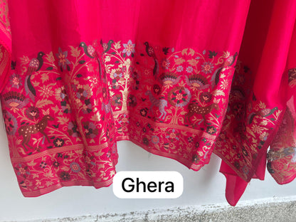 Banarasi silk unstitched ladies suit Rc18242 (a)