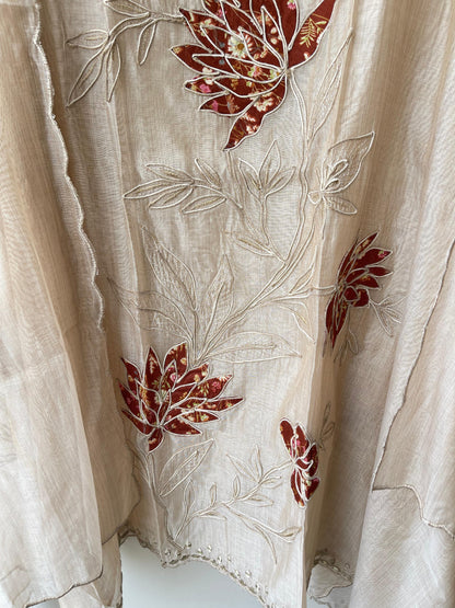 Mul chanderi unstitched ladies suit Rc18924 (c)