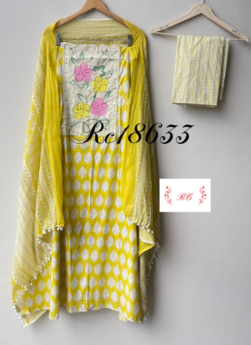 Cotton Printed Unstitched Ladies Suit RC-18633 – view 5