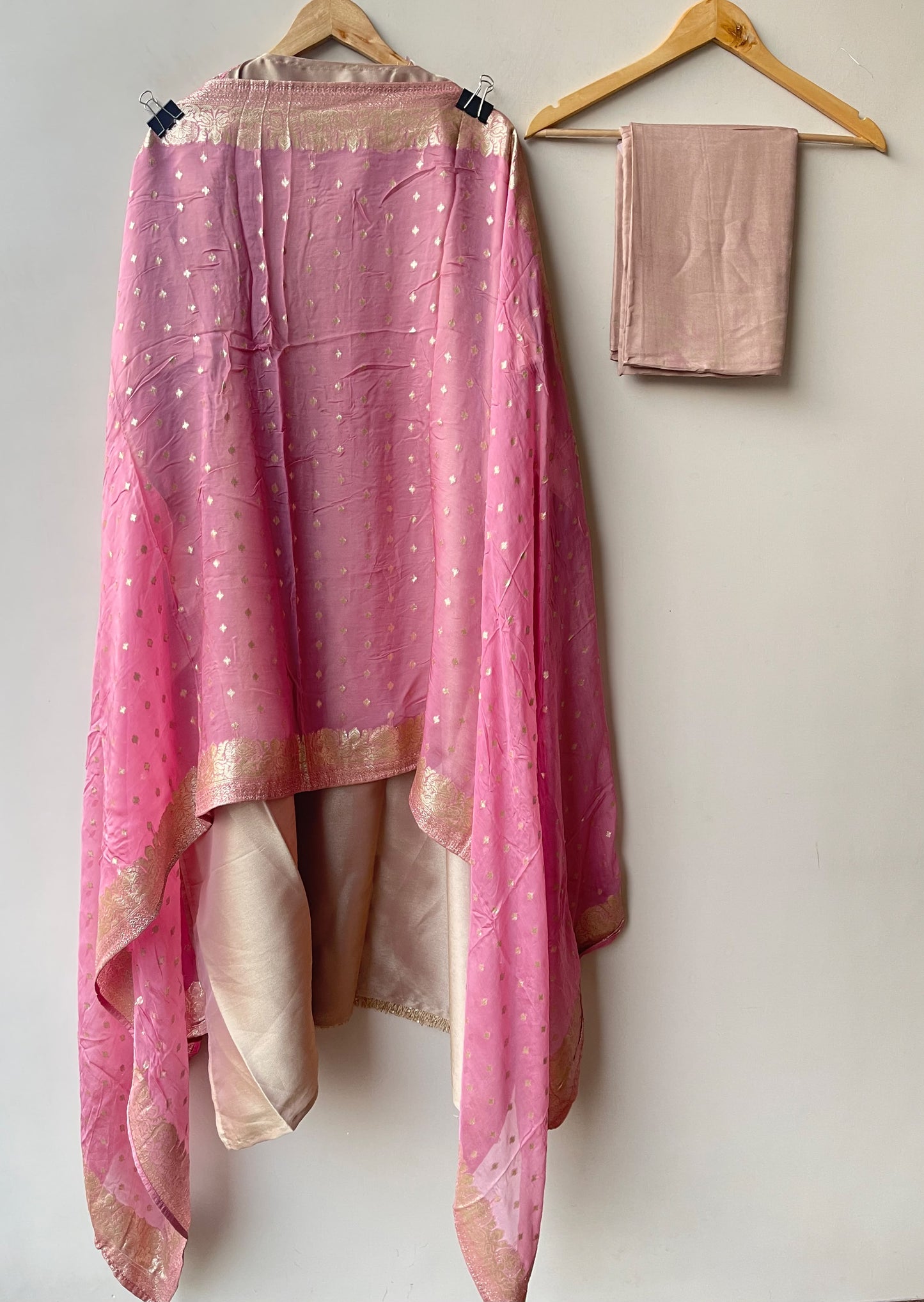 Pure Giraffe Shimmer Silk Luxury Unstitched Suit Set