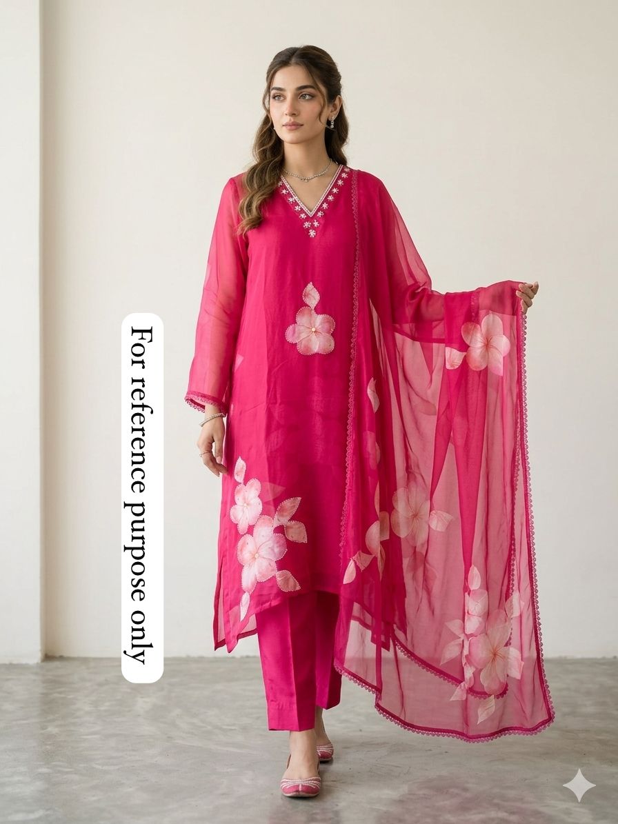 Burberry Printed Unstitched Ladies Suit RC-18887 – view 3