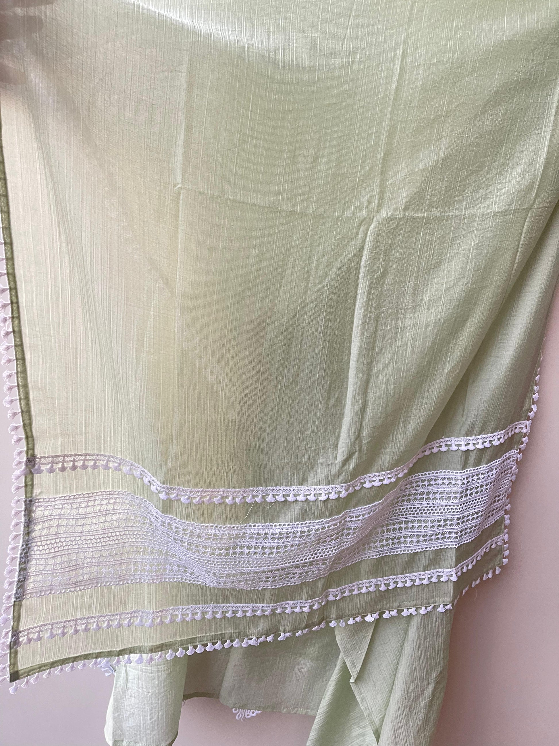 Wrinkled Self Mul Cotton Ladies Unstitched Suit RC-18860 – view 6