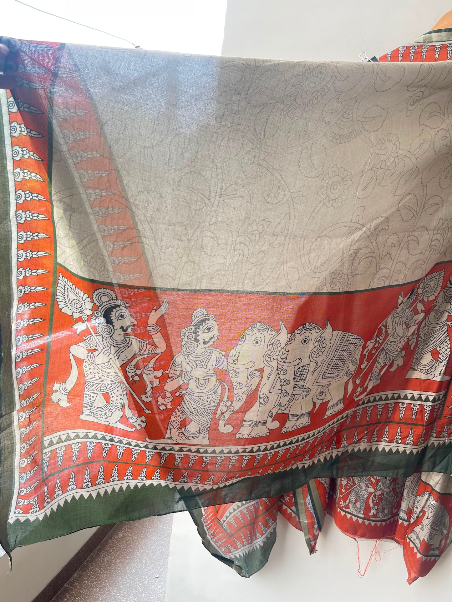 Mul chanderi maheshwari printed unstitched ladies suit Rc19051 (a)