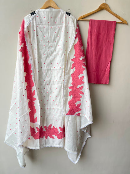 Chanderi cotton unstitched ladies suit Rc19269 (b)