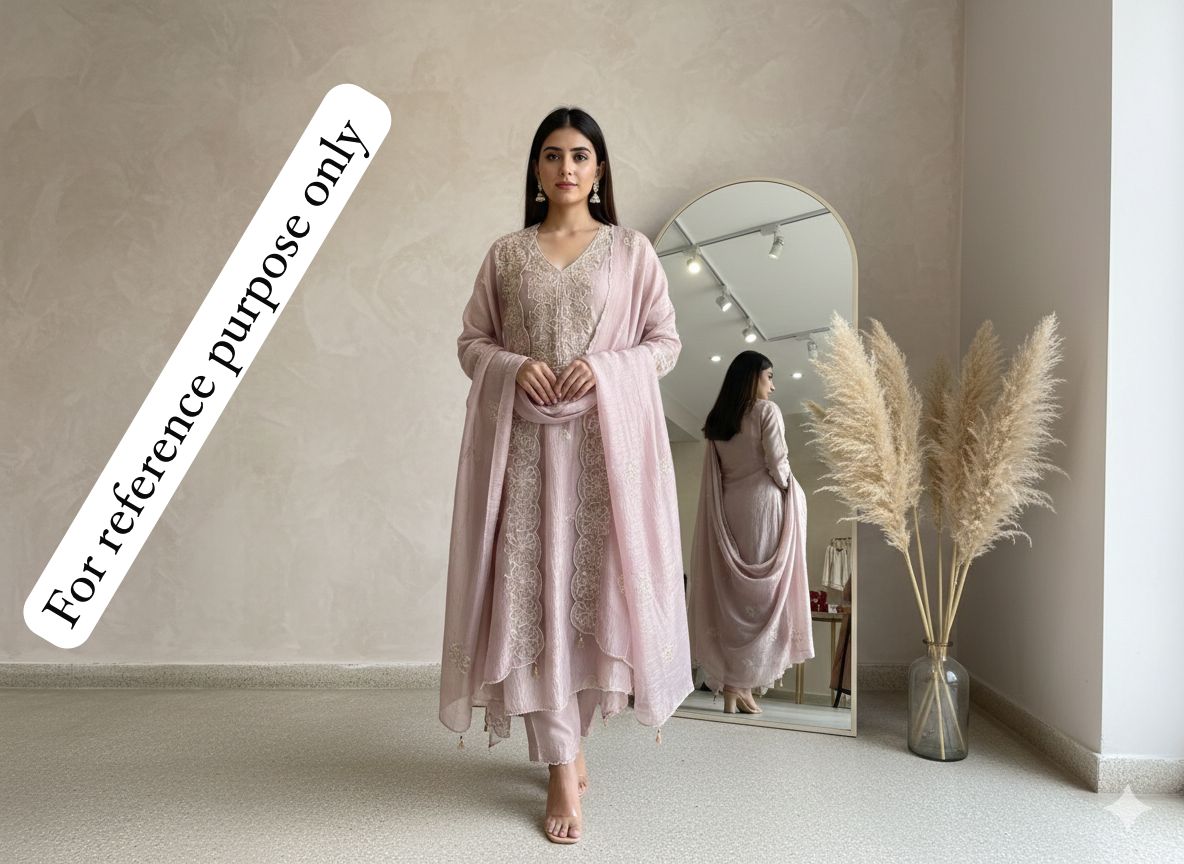 Pure crushed tissue ladies unstitched suit Rc18429 (a)