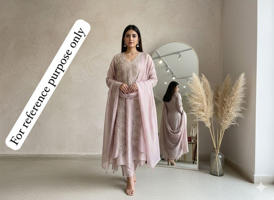 Pure crushed tissue ladies unstitched suit Rc18429 (a)