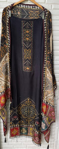 Crepe Satin Unstitched Ladies Suit RC-17652