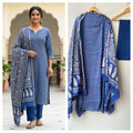 Maheshwari cotton chanderi printed unstitched ladies suit Rc19284 (a)