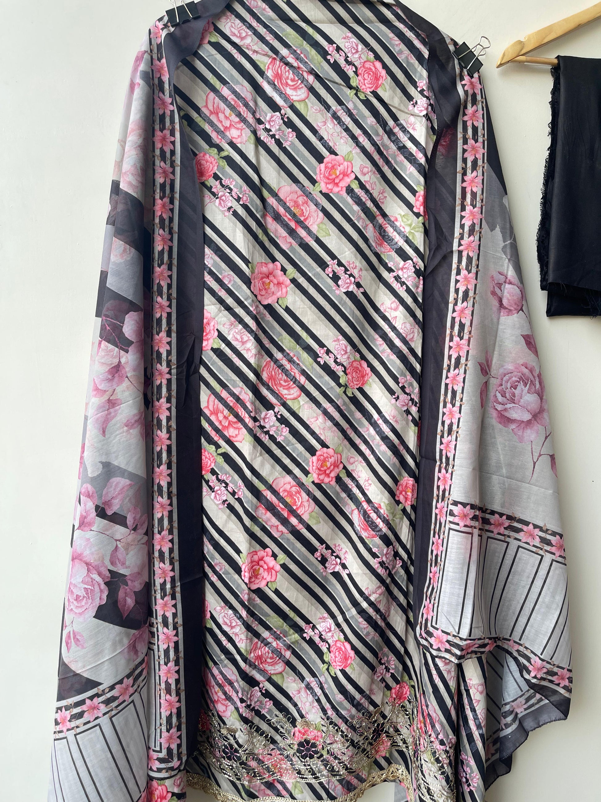 Self Cotton Printed Unstitched Ladies Suit RC-18868 – view 5