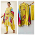 Mul chanderi unstitched ladies suit Rc19282 (a)