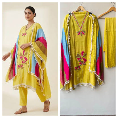 Mul chanderi unstitched ladies suit Rc19282 (a)