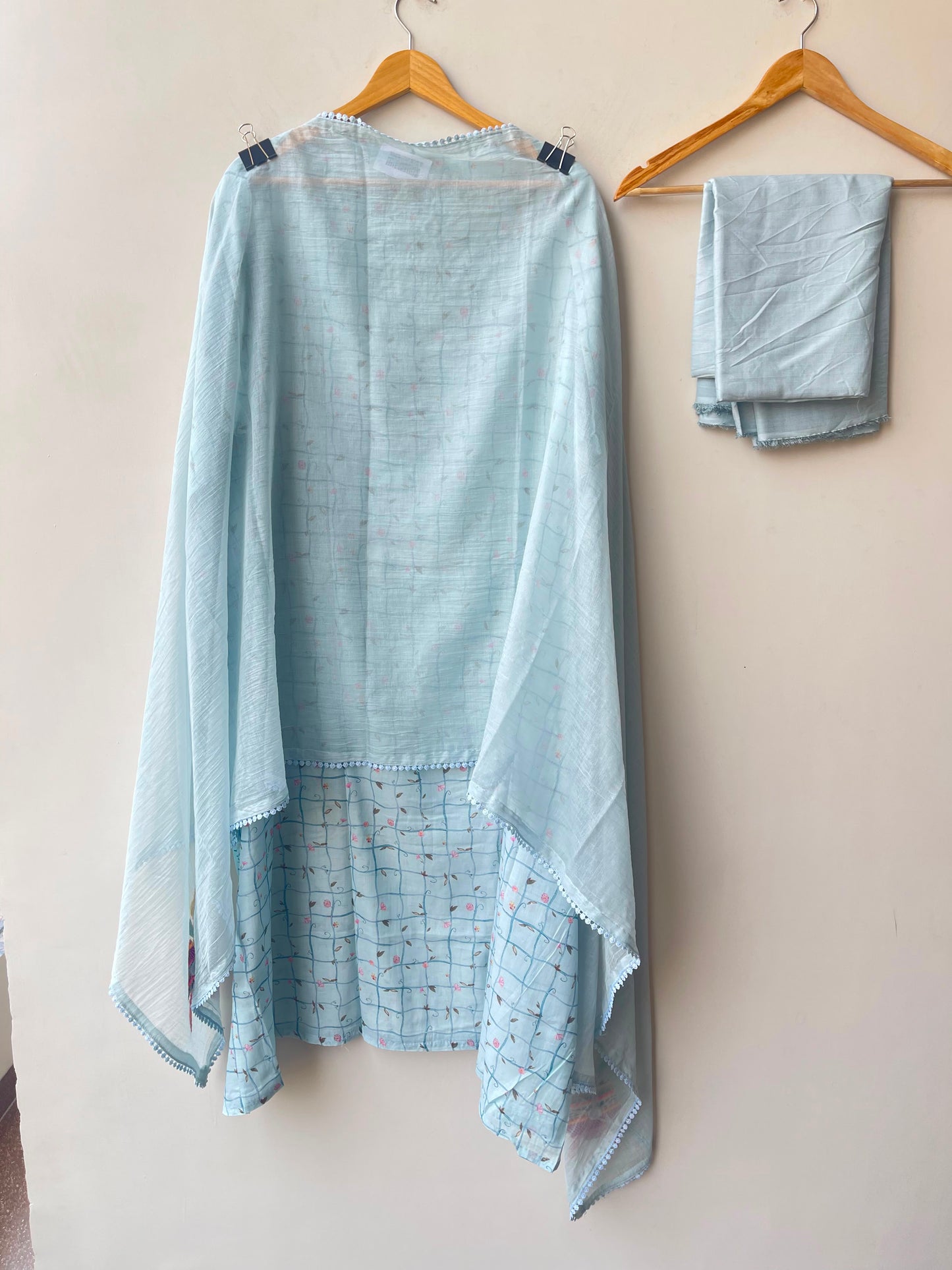Mul chanderi printed ladies unstitched suit Rc19048 (a)