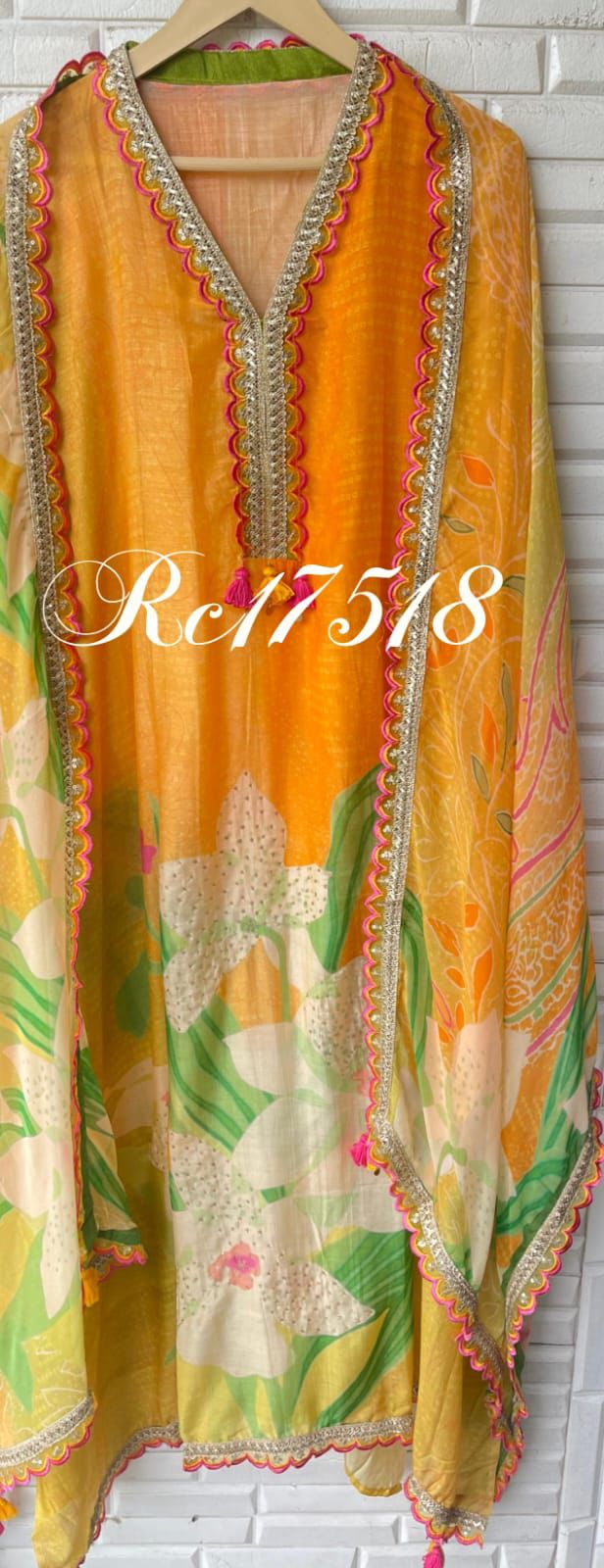 Organza unstitched ladies suit Rc17518