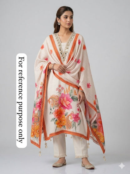 Muslin Printed Unstitched Ladies Suit RC18876 – view 5