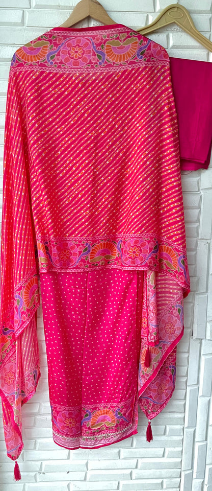 Pure silk unstitched ladies suit Rc17616
