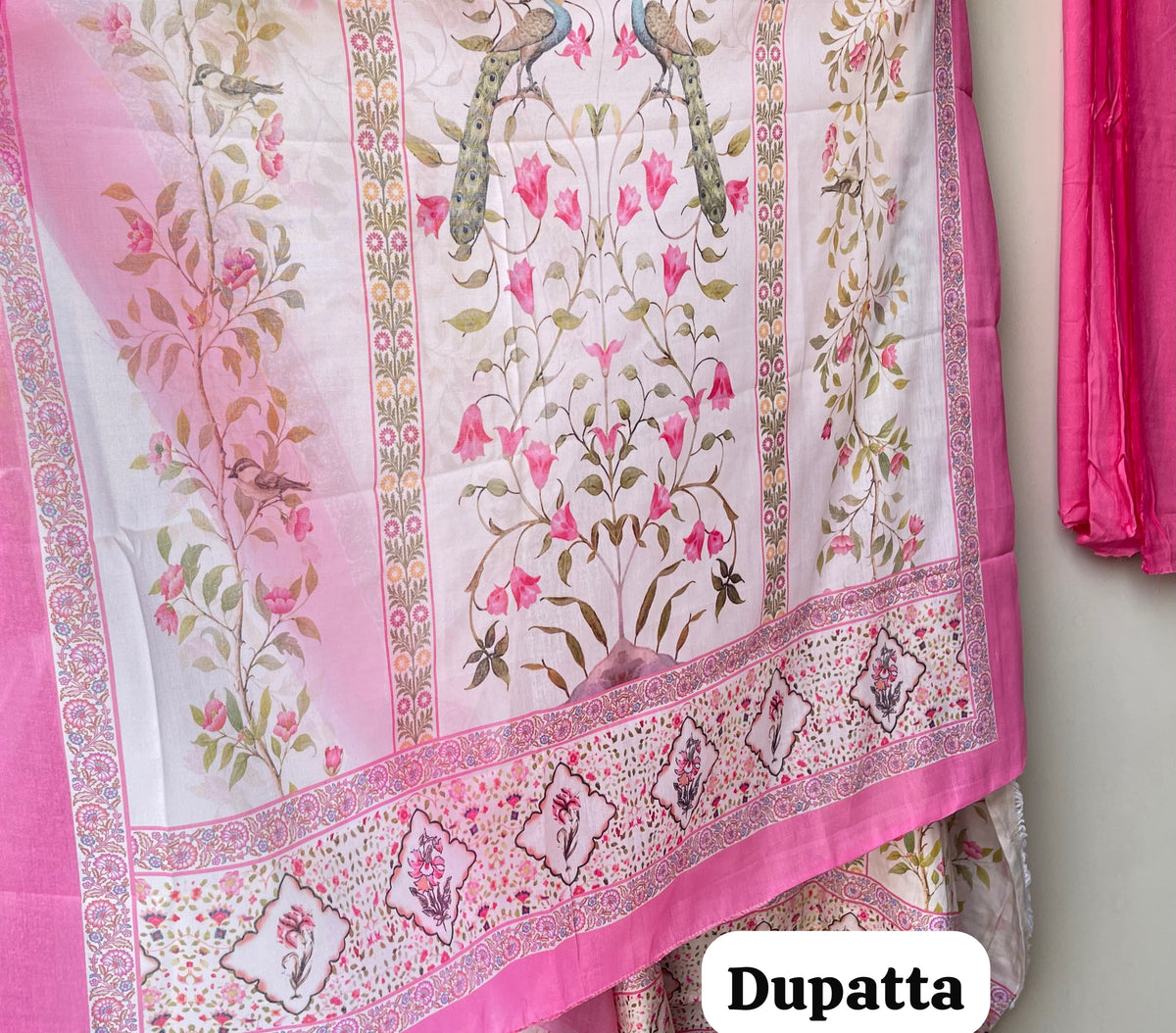 Premium Cotton Printed Unstitched 3pcs Designer Suit Set