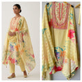 Pure Linen Unstitched Ladies Suit RC-18851