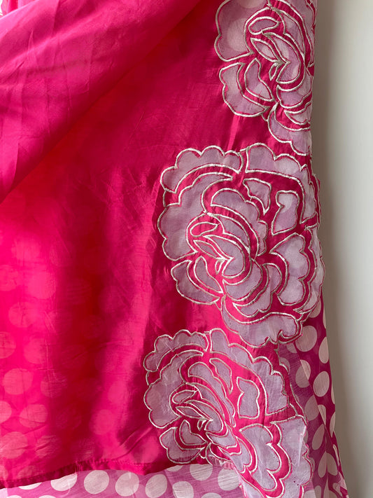 Soft linen printed unstitched ladies suit Rc18676 (a)