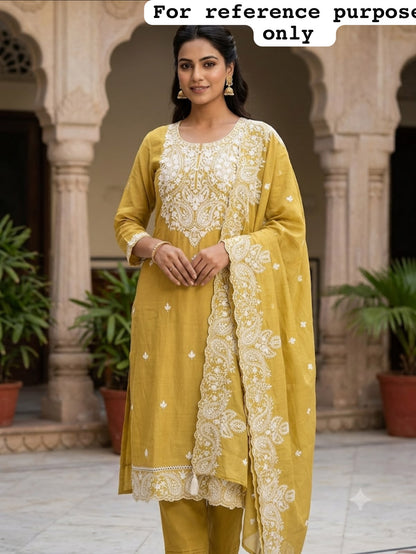 Mul chanderi unstitched ladies suit Rc19094